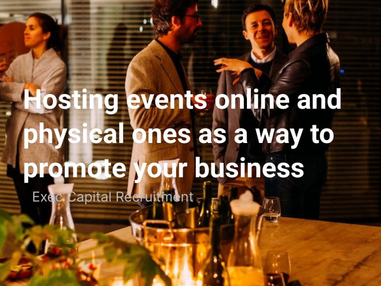 Hosting events online and physical to promote your business