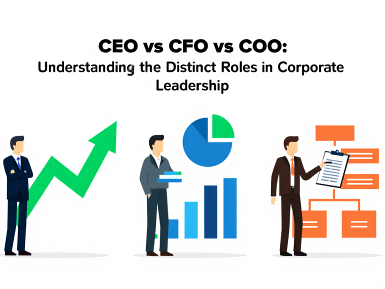 CEO vs CFO vs COO: Understanding the Distinct Roles in Corporate Leadership